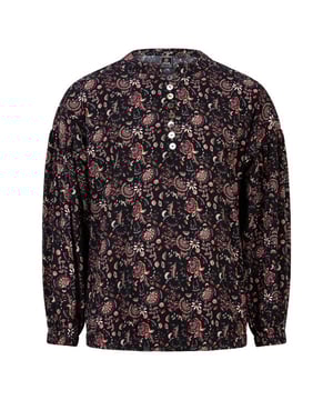 
Indian Blue Jeans Meisjes shirt paisley - Zwart
95% Polyester/5% Elastane