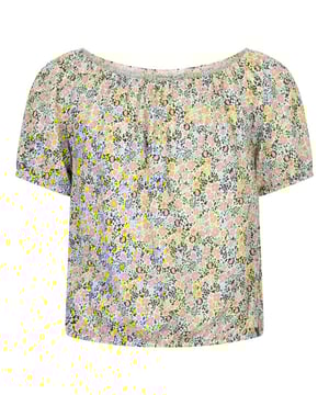
Indian Blue Jeans Meisjes crop top bloemen - Licht blauw

Materiaal 100% Viscose