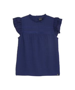 
Indian Blue Jeans Zomer T-shirt S/S meisjes - navy blauw - ruffel

Materiaal 100% katoen