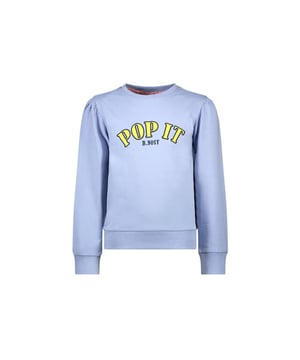 
B.Nosy Meisjes sweater - Sophie - Lustre blauw

Materiaal 95% GOTS, 5% EA