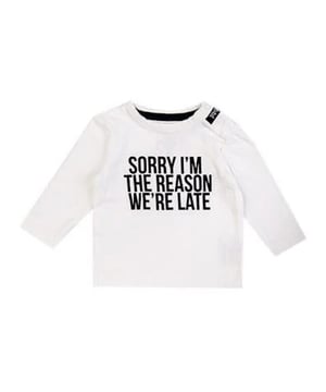 
Beebielove - Longsleeve Sorry - 10-2181NB WHT.

 Materiaal: 95% Katoen 5% Elastaan