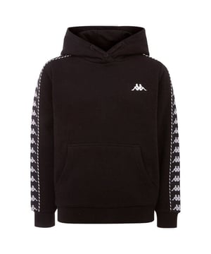 
76% Katoen, 22% Polyester, 2% Viskose. Voering: Fleece. Stof: Jersey, zachte touch. Ontwerp: Logo, Mouwprint. Hem: Ribben. Kap Kenmerken: Aannaaien. Halslijn: Kapitein. Mouwtype: Met lange mouwen. Manchet: Ribbel. Zakken: 1 Kangoeroezak. Bevestiging: Trek aan de achterkant. 13-14 jaar: 32 in. 11-12 jaar: 30 in. 9-10 jaar: 27,5 in.