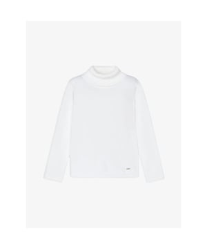 
De Mayoral Coltrui in Natural is een fijngebreide gemeleerde coltrui met stretch. De perfecte basic om in je kledingkast te hebben voor je herfst en wintergarderobe.