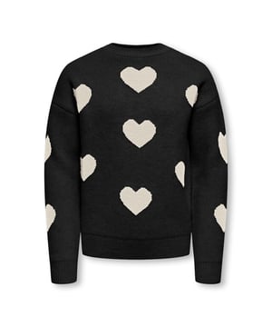 
Deze prachtige zwarte dessin trui voor meisjes van het merk Kids Only is een must-have voor de garderobe van jouw dochter! Gemaakt van een zachte mix van acryl, polyamide en polyester, biedt deze trui niet alleen een warme en comfortabele draagervaring, maar ook een trendy uitstraling. Het dessin in zwart-witte strepen geeft de trui een speelse en eigentijdse look. Perfect om te combineren met een leuke jeans en sneakers voor een casual outfit. Bestel deze stijlvolle trui nu  en geef de kledingcollectie van jouw dochter een upgrade!