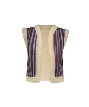 
B.Nosy Meisjes gilet - Gwen - Jolly streep

Materiaal 68% RPE, 28% VI, 2% LRX, Shell 2: 100% PE