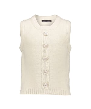 
Frankie & Liberty Meisjes gilet gebreid - Kara - Zand
Materiaal 60% Acrylic, 40% Polyamide