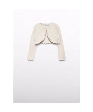 
Abel & Lula Zomer vest gebreid meisjes - natural wit

Materiaal