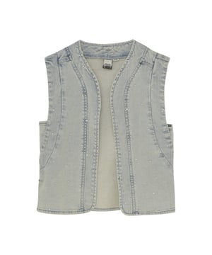 
Indian Blue Jeans Zomer vest meisjes - licht blauw - fancy

Materiaal 98% katoen, 2% elastane