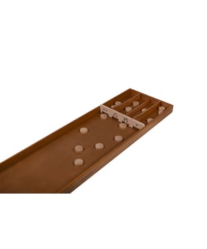 
<h2>Longfield Sjoelbak Deluxe Premium - 200 cm - met 30 Sjoelstenen - Wedstrijdsjoelbak - Hoge kwaliteit</h2>
<p><strong>Korte omschrijving</strong></p>
<ul>
<li>Wedstrijdsjoelbak 2 meter lang</li>
<li>Inclusief 30 sjoelstenen</li>
<li>Hoge kwaliteit afwerking dark finish</li>
<li>"High end" plywood frame en beuken onderplaat</li>
</ul>
<p><strong>Uitgebreide omschrijving</strong></p>
<p>Ontdek de ultieme sjoelervaring met de Longfield Sjoelbak Deluxe Premium - een meesterwerk van Nederlands vakmanschap en plezier. Met zijn imposante lengte van 200 cm is deze wedstrijdsjoelbak niet alleen een lust voor het oog, maar belooft hij ook urenlang speelplezier voor zowel gezellige familiemomenten als fanatieke competitie.</p>
<p><strong>Premium Kwaliteit:</strong> De Longfield Sjoelbak Deluxe Premium is vervaardigd met oog voor detail en een passie voor hoogwaardige materialen. De robuuste constructie van 200 cm zorgt voor stabiliteit tijdens intense spelmomenten, terwijl het duurzame hout een garantie is voor langdurige prestaties. Deze sjoelbak belichaamt onze toewijding om een eersteklas product te leveren dat de tand des tijds doorstaat.</p>
<p><strong>Wedstrijdformaat:</strong> Gebouwd volgens officiële wedstrijdsjoelbaknormen, is deze deluxe editie perfect voor liefhebbers die serieus met hun sjoelspel bezig zijn. Met een lengte van 200 cm biedt deze sjoelbak het ideale speeloppervlak voor nauwkeurige en uitdagende schoten. Of je nu een doorgewinterde professional bent of een beginner, deze sjoelbak zorgt voor een eerlijk en competitief speelveld voor iedereen.</p>
<p><strong>Complete Set:</strong> De Longfield Sjoelbak Deluxe Premium wordt geleverd met een complete set van 30 hoogwaardige sjoelstenen, waardoor je direct kunt genieten van het spel. Of je nu kiest voor een ontspannen potje met vrienden of een intense wedstrijd met familie, deze sjoelbak staat garant voor een complete en authentieke sjoelervaring.</p>
<p><