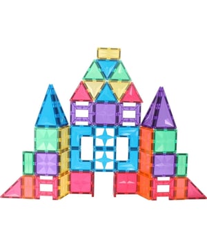 
<h3>MNTL Magnetic Tiles Magnetische Tegels 108 stuks Classic</h3>
<p>Ontdek de magie van creatief spelen met de MNTL Magnetic Tiles! Deze set van 108 stuks Classic magnetische tegels is ontworpen om de verbeelding van kinderen te stimuleren en eindeloze speelmogelijkheden te bieden. De Rainbow kleuren brengen een serene en uitnodigende sfeer in elk speelkamer.</p>
<p><strong>Inhoud van de doos:</strong></p>
<ul>
<li>32 vierkanten</li>
<li>15 gelijkzijdige driehoeken</li>
<li>10 rechthoekige driehoeken</li>
<li>6 spoortegels</li>
<li>6 ramen</li>
<li>8 rechthoekige tegels</li>
<li>8 kantelen</li>
<li>6 holle vierkanten</li>
<li>4 grote vierkanten</li>
<li>12 gelijkbenige driehoeken</li>
<li>1 auto onderstel</li>
<li>Inspiratieboekje</li>
</ul>
<p><strong>Belangrijkste kenmerken:</strong></p>
<ul>
<li><strong>Compatibiliteit:</strong> Combineer moeiteloos met andere A merken voor een uitgebreide speelervaring.</li>
<li><strong>Magnetisch Speelgoed:</strong> Elke tegel is voorzien van sterke magneten, wat zorgt voor stevige en stabiele constructies.</li>
<li><strong>Open Einde Montessori Speelgoed:</strong> Moedig onafhankelijk spel en probleemoplossende vaardigheden aan door kinderen te laten bouwen wat ze maar kunnen bedenken.</li>
<li><strong>Duurzaamheid:</strong> De tegels zijn krasvast en ontworpen om lang mee te gaan, zelfs bij intensief gebruik.</li>
</ul>
<p>Deze magnetische tegels zijn perfect voor kinderen die houden van bouwen, ontdekken en leren. Ze zijn een uitstekende manier om ruimtelijk inzicht, fijne motoriek en creatief denken te bevorderen. Dankzij de compatibiliteit met andere populaire merken, kunnen kinderen hun bestaande sets uitbreiden en hun creaties naar een hoger niveau tillen.</p>
<p><strong>Waarom kiezen voor MNTL Magnetic Tiles?</strong></p>
<ul>
<li><strong>Veiligheid:</strong> Gemaakt van hoogwaardige, veilige materialen die voldoen aan de strengste veiligheidsnormen.</li>
<li><strong>Gemakkelijk op te bergen:</strong> De tegels zijn eenvoudig te stapelen en op te bergen, waardoor opruimen een fluitje van een cent is.</li>
<li><strong>Educatief en leuk:</strong> Ideaal voor zowel thuis als in de klas, en biedt eindeloos veel leer- en speelplezier.</li>
</ul>
<p>Geef je kinderen het cadeau van eindeloze creativiteit en leerplezier met de MNTL Magnetic Tiles Magnetische Tegels 108 stuks Classic magneettegels rainbow. Perfect voor jonge bouwers en kleine ontdekkingsreizigers!</p>