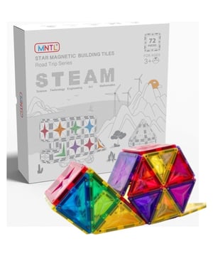 
<h3>MNTL Magnetic Tiles Magnetische Tegels Rainbow sterren 72 stuks</h3>
<p>Wil je kinderen uitdagen met eindeloos bouwplezier? Ontdek dan onze MNTL Magnetic Tiles! Met 72 prachtige regenboogkleurige bouwstenen inspireert dit Montessori speelgoed creativiteit en probleemoplossend denken. De open einde mogelijkheden zijn eindeloos! Onze bouwstenen bieden hoogwaardige kwaliteit zoals andere A-merken, maar voor een fractie van de prijs. Kies voor hoogwaardige kwaliteit!</p>
<p><strong>Inhoud van de doos:</strong></p>
<ul>
<li>72 vierkanten</li>
</ul>
<p><strong>Belangrijkste Voordelen:</strong></p>
<ul>
<li>
<h3>Voordelen</h3>
<ul>
<li>Deze set bevat 72 bouwstenen in levendige regenboogkleuren, een lust voor het oog!</li>
<li>Gebaseerd op de Montessori-methode, waardoor kinderen spelenderwijs leren en ontdekken.</li>
<li>De magnetische bouwstenen zijn ontworpen voor open einde spel, wat betekent dat kinderen eindeloos kunnen bouwen en combineren.</li>
<li>Deze MNTL Magnetic Tiles bieden dezelfde hoge kwaliteit als andere A-merken, maar voor een veel lagere prijs. Zo krijg je meer waarde voor je geld.</li>
<li>Deze bouwstenen zijn zeer duurzaam en gaan lang mee, dankzij de hoogwaardige kwaliteit</li>
</ul>
</li>
</ul>
<p>Deze magnetische tegels zijn perfect voor kinderen die houden van bouwen, ontdekken en leren. Ze zijn een uitstekende manier om ruimtelijk inzicht, fijne motoriek en creatief denken te bevorderen. Dankzij de compatibiliteit met andere populaire merken, kunnen kinderen hun bestaande sets uitbreiden en hun creaties naar een hoger niveau tillen.</p>
<p>Geef je kinderen het cadeau van eindeloze creativiteit en leerplezier met de MNTL Magnetic Tiles Magnetische Tegels Rainbow - 72 stuks. Perfect voor jonge bouwers en kleine ontdekkingsreizigers!</p>