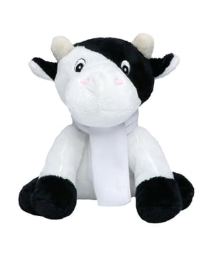 
100% Polyester. Lengte: 17cm. Breedte: 17cm. Hoogte: 16cm. Ontwerp: Koe. Zacht gevoel. Voldoet aan veiligheidsnorm: EN071, TUV getest. Verpakking: Schommelingsmarkering.
