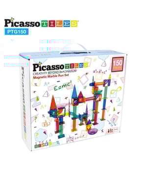 
<h2>PicassoTiles Magnetic Tiles set - 150 delig</h2>
<ul>
<li>Leerzaam spelen samen of alleen</li>
<li>Duurzaam speelgoed</li>
<li>Kinderen kunnen al hun creativiteit kwijt</li>
<li>STEAM leren, staat voor Science, Technology, Engineering, Arts & Mathematics</li>
<li>Gemaakt van niet-giftig ABS-plastic</li>
<li>Vanaf 3 jaar</li>
</ul>
<p>Ontdek de grenzeloze wereld van creativiteit met de PicassoTiles Magnetic Tiles set - 150 delig . Deze set biedt niet alleen eindeloos speelplezier, maar ook een leerzame ervaring voor jonge ontdekkers, zowel solo als in gezelschap.</p>
<p>Met duurzaamheid als kernwaarde is dit speelgoed ontworpen om lang mee te gaan, waardoor het een verantwoorde keuze is voor ouders die waarde hechten aan kwaliteit en langdurig speelplezier. Kinderen kunnen hun verbeeldingskracht de vrije loop laten, terwijl ze tegelijkertijd waardevolle vaardigheden ontwikkelen.</p>
<p>De PicassoTiles Magnetic Tiles set - 150 delig is niet zomaar speelgoed; het is een STEAM-leerervaring van formaat. De afkorting STEAM staat voor Science, Technology, Engineering, Arts & Mathematics, en deze set stimuleert kinderen om op een speelse manier kennis te maken met deze disciplines. Door te bouwen en te creëren, ontwikkelen ze probleemoplossende vaardigheden en ontdekken ze de fascinerende wereld van wetenschap en technologie.</p>
<p>Veiligheid staat voorop, en daarom is de set gemaakt van niet-giftig ABS-plastic. Vanaf 3 jaar kunnen kinderen zich onderdompelen in dit educatieve avontuur, waarbij ze niet alleen plezier hebben, maar ook essentiële vaardigheden voor de toekomst ontwikkelen.</p>
<p>Laat de verbeelding van jouw kinderen de vrije loop met de PicassoTiles Magnetic Tiles set betrouwbaar speelgoed voor leerzaam en duurzaam speelplezier vanaf de vroege jaren.</p>
<p> </p>
<p><strong>Inhoud van de doos :</strong></p>
<ul>
<li>8 x kwart ronde bochten</li>
<li>21 x magnetische vierkante baantegels</li>
<li>8 x lange rechte glijbanen/steunkolommen</li>
<li>4 x rechte glijbanen</li>
<li>2 x U-bocht glijbanen</li>
<li>1 x centrifugale trechter</li>
<li>2 x hellingen</li>
<li>3 x knikkerbaanballen</li>
<li>1 x vierkant</li>
</ul>