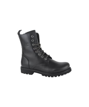 
Panama Jack Frisia B1  veterboots sportief dames in de kleur zwart materiaal leer maat 37 binnenvoering Vacht materiaal zool Rubber