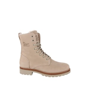 
Panama Jack Frisia B12  veterboots sportief dames in de kleur beige materiaal nubuck maat 37 binnenvoering Vacht materiaal zool Rubber