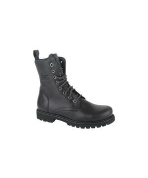 
Panama Jack Frisia B14  veterboots sportief dames in de kleur zwart materiaal leer maat 37 binnenvoering Vacht materiaal zool Rubber