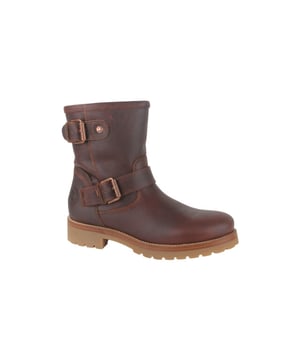 
Panama Jack Felina Igloo B34  enkellaarzen sportief dames in de kleur bruin materiaal leer maat 37 binnenvoering Lamsvacht materiaal zool Rubber