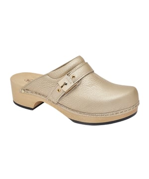 
De Pescura Clog 50 van Scholl is een echte blikvanger. De Pescura Clog 50 is uitgevoerd in de kleur GOUD F305561027380. Bekijk ook onze overige collectie van Scholl op onze webshop!