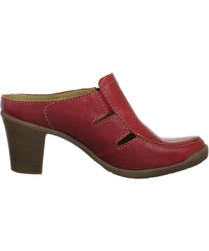 
Dit is een elegante klompsandaal met een vintage look en een modieuze hak van 5,5 cm. Crêpe-achtige rubberen zool is erg trendy. Mooie stikdetails. Openingen aan de voorkant garanderen verfrissing. Elastiek aan de voorkant zorgt voor een goede pasvorm. Voering in leer en zacht.
Het is gemaakt van geitenleer van hoge kwaliteit.