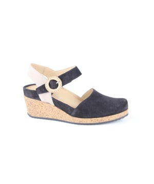 
Durea 5919.568.1007-K  sandalen sportief dames in de kleur zwart materiaal suède maat 39 (6) binnenvoering Leer materiaal zool Rubber