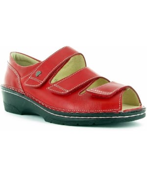 
Klittenbandsandalen van het topmerk Finn Comfort. De gesloten hiel geeft extra steun. Door het uitneembare voetbed is deze sandaal ook geschikt om eigen inlegzolen in te dragen. Dit model van Finn Comfort, artikelnummer 2106 Ischia, bestel je gemakkelijk in onze webshop. Let-op! dit artikel valt klein. bestel een halve maat groter als normaal.