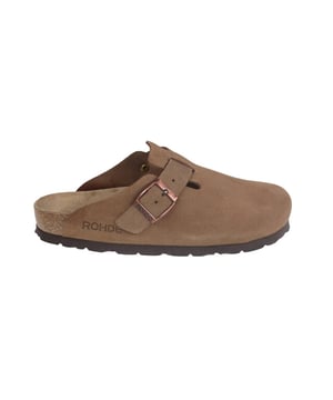
Stijlvol en veelzijdig: deze ROHDE SUNNYS klomp is gemaakt met een antislipzool en een diep, ademend leren voetbed met een flexibele kurk-latex kern. De verstelbare gesp zorgt voor een variabele pasvorm en het robuuste suède bovenwerk zorgt niet alleen voor een comfortabele pasvorm, maar ook voor een moderne uitstraling. Van deze hoogwaardige SUNNYS heb je lang plezier.