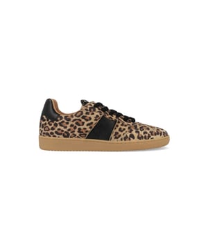 DWRS Poona Leopard B11456-09 Bruin / Zwart. Voor 23.59uur besteld, morgen geleverd.