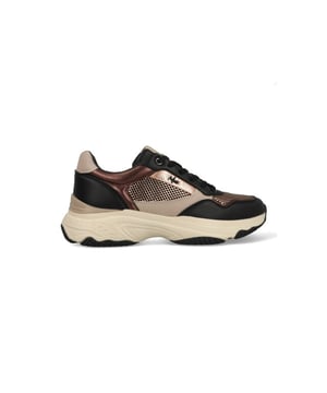 
Mexx Sneakers Radja Pax MI001001453W-1101 Zwart / Bruin. Voor 23.59uur besteld, morgen geleverd.