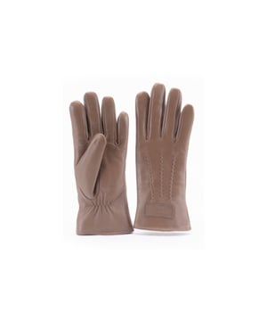 
Warmbat Gloves Women Leather Taupe  handschoenen dames in de kleur beige materiaal leer maat S binnenvoering Lamsvacht materiaal zool