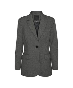 
De antraciet kleurige blazer dames van het merk vero moda is een vrouwelijke en stijlvolle toevoeging aan elke kledingkast. Deze blazer is gemaakt van hoogwaardige materialen, waaronder 80% polyester, 16% viscose en 4% elastaan, wat zorgt voor een comfortabele en nauwsluitende pasvorm. De stof is van hoge kwaliteit en voelt zacht aan op de huid.en#10;en#10;De blazer heeft een tijdloos design met een enkele knoopsluiting en klassieke revers. De getailleerde pasvorm zorgt voor een elegante uitstraling en benadrukt de vrouwelijke vormen op een subtiele manier. De blazer is perfect te combineren met zowel een zakelijke outfit als een casual look. Draag het met een blouse en pantalon voor een chique kantooroutfit, of combineer het met een basic T-shirt en jeans voor een meer casual uitstraling. en#10;en#10;Met deze blazer ben je altijd verzekerd van een stijlvolle look. Het is een tijdloos item dat jarenlang meegaat en gemakkelijk te combineren is met andere kledingstukken. Voeg deze antraciet kleurige blazer dames van het merk vero moda toe aan je garderobe en geef je outfits een upgrade. Bestel nu en ontvang het snel in huis!