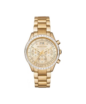 The Michael Kors MK7310 Lexington features a stainless steel bracelet with a refined chronograph dial. Quartz precision guarantees accuracy, while the polished case emphasizes sophistication. Durable and versatile, it’s designed to fit seamlessly into business and casual settings. A refined watch for everyday use.