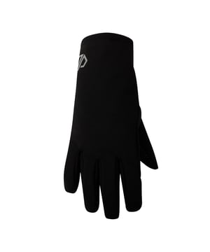 95 % Polyester, 5 % Elastan. Stoff: Softshell, dehnbar. Gel-Druck, rutschfest, reflektierende Details, Touchscreen-Fingerspitzen.