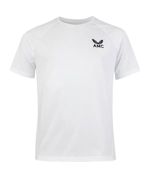 The Castore AMC Performance Men’s Tennis T-Shirt delivers lightweight comfort and advanced performance features. Designed for training and match play, it ensures maximum breathability and unrestricted movement on court.
Key Features
Material: 

High-performance, moisture-wicking fabric to keep you cool and dry.

Design: 

Sleek athletic style with subtle Castore and AMC branding.

Fit: 

Athletic cut tailored for freedom of movement.

Neckline: 

Classic crew neck for a clean, sporty look.

Comfort: 

Breathable fabric regulates temperature during play.

Durability: 

Reinforced stitching for long-lasting use.

Performance: 

Lightweight stretch construction supports mobility.

Style: 

Minimalist design suitable for both sport and casual wear.

Official Branding: 

Features AMC logo, highlighting the Andy Murray collaboration.