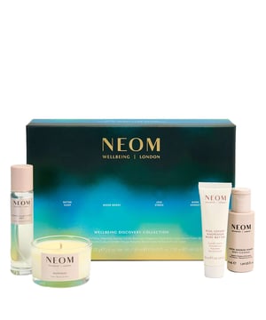 Discover the Neom Wellbeing London Discovery Collection, designed to enhance your wellbeing through natural fragrances. This set includes four essential products: the Perfect Night’s Sleep Mist, blended with essential oils to promote relaxation; the Happiness Travel Candle, a delightful mix to uplift your mood; the Real Luxury Magnesium Body Butter to soften your skin; and the Super Shower Power Body Cleanser for a refreshing start. Each product is crafted with natural ingredients, ensuring a holistic approach to stress relief and improved sleep.