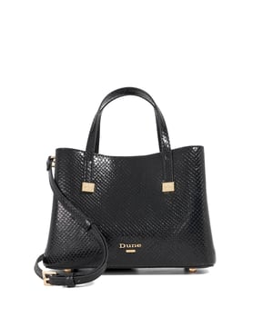 Elevate your everyday with Dominantly, a timeless long-handle tote. Featuring gold branding on the front and embossed onto the handles, this versatile style balances form and function. Designed with two central compartments and a secure zip pocket, it's finished with monogrammed lining and a removable cross-body strap for flexible styling. A polished essential for every woman's wardrobe.