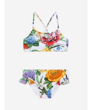 Introducing the SS2025 Dolce & Gabbana Girls Floral Print Bikini, a quintessentially vibrant addition to your little one's summer wardrobe.

Key features:
Exceptionally made in Italy, ensuring unmatched quality and durability.
Exuberant floral design, perfect for making a playful yet fashionable statement.
Crafted from premium materials for ultimate comfort and softness.
A dazzling multicolour palette to brighten any beach day or poolside gathering.

Elevate her summer style with this exquisite piece from Dolce & Gabbana.