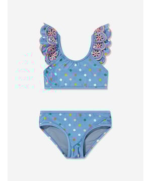 Discover the exquisite Girls Everley Embroidered Bikini in Blue by Zimmermann, an essential addition to your little girl's wardrobe for SS2025.

Exquisite Embroidery: Delicately detailed, offering a touch of elegance.
Vibrant Blue Hue: A stunning, eye-catching colour that stands out.
Premium Comfort: Crafted from soft, luxurious fabrics ensuring all-day comfort.
Designed for Girls: Perfectly tailored for young style icons.

Elevate her summer style with this charming piece from Zimmermann. Act now to ensure a season of sophistication & fun!