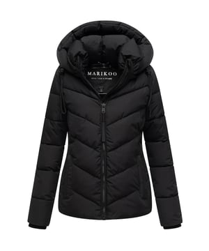 La chaqueta de invierno Sahnemausii XVI de Marikoo combina estilo urbano con funcionalidad – ideal para los días fríos. Su tejido exterior cortaviento y el acolchado en diagonal garantizan abrigo y un look moderno. Incluye capucha desmontable con cordón, cuello alto y puños de canalé que protegen del frío. Dos bolsillos exteriores cálidos con cierre a presión y compartimento oculto con cremallera más dos bolsillos interiores con cremallera ofrecen espacio suficiente. Logos discretos y un lazo en la parte trasera completan el diseño. Disponible en 6 colores y tallas XS–XXL.
Material: Exterior/forro/relleno 100% poliéster.