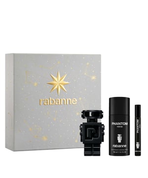 Discover the essence of modern masculinity with the Rabanne Phantom Eau de Parfum Gift Set. This exceptional set includes a 50ml and a 10ml bottle of Phantom Parfum, alongside a 150ml deodorant, perfect for the man who embraces adventure and allure. The fragrance features a captivating blend of intense lavender, rich vanilla, and sensual vetiver, designed to evoke confidence and charm. Housed in a striking matte black bottle that symbolizes strength and sophistication, this gift set is an ideal choice for any occasion. Elevate your fragrance collection with Rabanne's bold and mysterious scent.