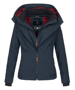 Die Marikoo Übergangsjacke Erdbeere aus der Mountain Kollektion ist der perfekte Begleiter für die Übergangszeit. Das hochwertige Polyester-Obermaterial und das warme Fleece-Innenfutter (nicht in den Ärmeln) sorgen für Komfort und Schutz. Der hoch schließende Doppelkragen schützt individuell vor Wind und Kälte, während die gefütterte Kapuze zusätzliche Wärme bietet. Zwei Außentaschen mit Fleecefutter, eine Innentasche mit Kopfhörerausgang und elegante Kunstleder-Details machen die Jacke funktional und modern zugleich. Mit leicht tailliertem Schnitt und Rippbündchen angenehm zu tragen.
Material: Oberstoff/Futter/Wattierung 100% Polyester.