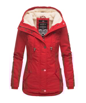 De Marikoo dames winterjas combineert warmte, comfort en stijl. Het bovenste binnenstuk en de capuchon zijn volledig gevoerd met zacht teddyfleece – perfect voor koude winterdagen. De hoogwaardige katoenen buitenkant, licht getailleerde pasvorm en langere achterkant bieden optimale bescherming. Twee ritszakken met fleecevoering, een binnenzak en een knoopsluiting met windbescherming maken het ontwerp compleet. Ideale lengte om heupen en onderrug warm te houden.
Materiaal: Buitenkant 100% katoen; Voering/vulling 100% polyester.