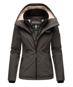 Die Marikoo Übergangsjacke Erdbeere aus der Mountain Kollektion ist der perfekte Begleiter für die Übergangszeit. Das hochwertige Polyester-Obermaterial und das warme Fleece-Innenfutter (nicht in den Ärmeln) sorgen für Komfort und Schutz. Der hoch schließende Doppelkragen schützt individuell vor Wind und Kälte, während die gefütterte Kapuze zusätzliche Wärme bietet. Zwei Außentaschen mit Fleecefutter, eine Innentasche mit Kopfhörerausgang und elegante Kunstleder-Details machen die Jacke funktional und modern zugleich. Mit leicht tailliertem Schnitt und Rippbündchen angenehm zu tragen.
Material: Oberstoff/Futter/Wattierung 100% Polyester.