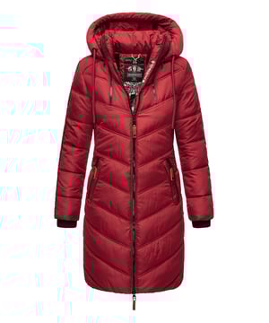 De Armasa gewatteerde winterjas van Marikoo biedt comfort, warmte en een stijlvolle look. Het zachte materiaal, de warme voering en het bijzondere stiksel maken hem uniek. Een hoge kraag beschermt tegen kou, terwijl de grote capuchon met trekkoord extra comfort biedt. De bovenste binnenkant is gevoerd met zacht teddybont. Met twee zijzakken met rits, een binnenzak en een stevige 2-weg rits is deze jas zowel praktisch als elegant. Verkrijgbaar in 7 tijdloze kleuren.