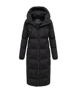Der Marikoo Tikoraa Winter Steppmantel vereint stilvolles Design mit funktionaler Wärme – perfekt für kalte Tage. Das matt gehaltene Obermaterial, die leichte Isolierung und winddichte Eigenschaften machen ihn zum idealen Begleiter für Alltag, Reisen und Freizeit. Die gesteppte, abnehmbare Kapuze mit ausklappbarem Schirm und Magnetverschlüssen schützt zuverlässig bei Wind und Wetter. Zwei warme Außentaschen mit Magnetverschluss, zwei Innentaschen mit Reißverschluss sowie seitliche Reißverschlüsse am Saum sorgen für Komfort und Bewegungsfreiheit. Erhältlich in 14 Farben und Größen XS–5XL. Furfree.