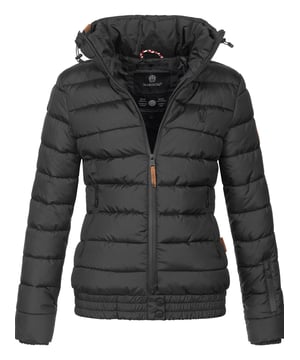 Die Marikoo Damen Steppjacke Poisen vereint Funktionalität und stilvolles Design. Der extra hohe Stehkragen mit integriertem, gefüttertem Innenteil schützt Hals und Nacken optimal vor Wind und Kälte. Kontrastdetails, braune Kunstleder-Applikationen und wasserabweisende Reißverschlüsse sorgen für eine moderne Optik. Zwei Seitentaschen mit Teddyfleece-Futter halten die Hände angenehm warm, während eine verschließbare Innentasche Platz für Handy oder Kopfhörer bietet. Mit leicht tailliertem Schnitt, Rippbündchen und elastischem Saum ist die Jacke bequem und perfekt für Übergangs- und Wintertage.
Material: Oberstoff/Futter/Wattierung 100% Polyester.