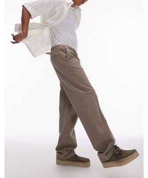 Trousers & Chinos by Topman This is Topman Regular rise Elasticated drawstring waist Side pockets Relaxed fitSold By: Asos