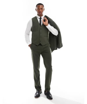 Trousers & Chinos by ASOS DESIGN You choose the occasion Plain design Regular rise Belt loops Concealed fly Slim fitSold By: Asos