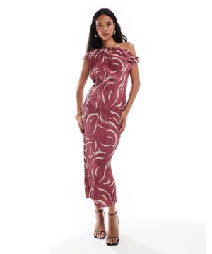 Dresses by ASOS DESIGN From one occasion to another Floral design Asymmetric neck Twist strap Regular fitSold By: Asos