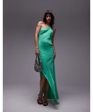 Dresses by Topshop This is Topshop One-shoulder style Panelled design Front split Regular fitSold By: Asos