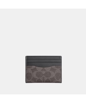 Slim ID Card Case in Signature
